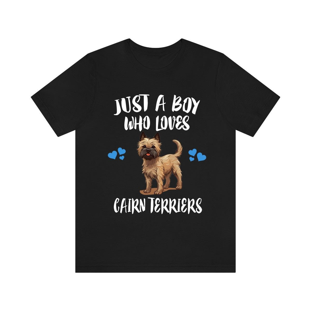 Just A Boy Who Loves Cairn Terriers Shirt, Dog Lover Shirt, Cairn Terrier Dog, Animal Toddler Infant Kids Gift T-Shirt Image 1