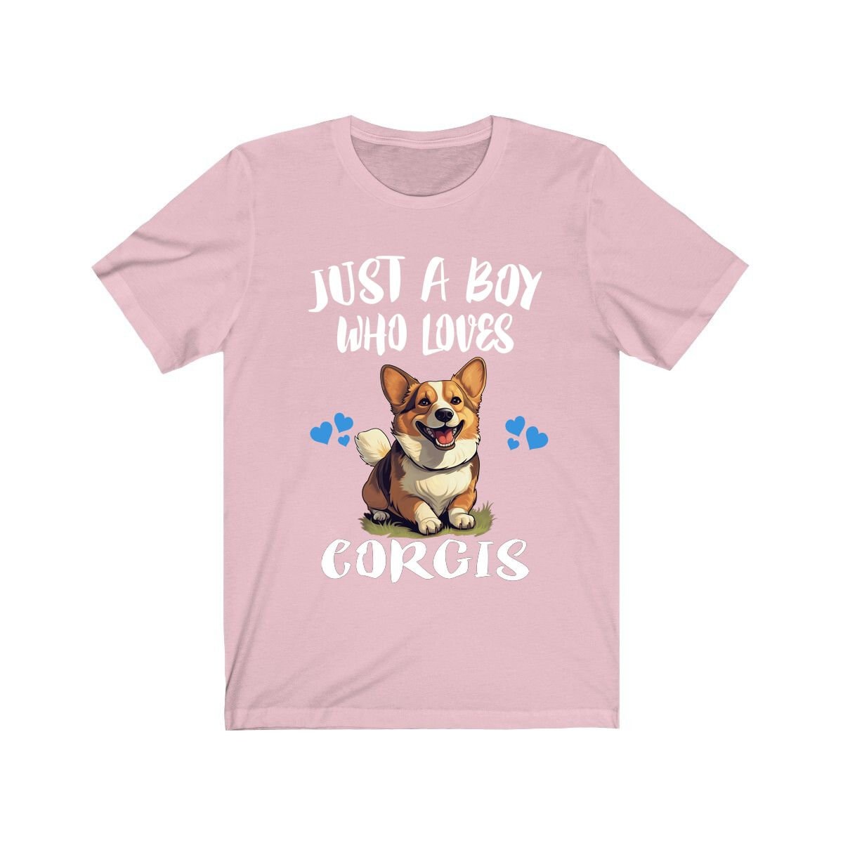 Just A Boy Who Loves Corgis Shirt, Dog Lover Shirt, Corgi Dog, Animal Toddler Infant Kids Gift T-Shirt Image 4