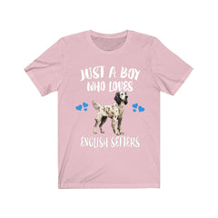 English Setter T-Shirt for Boys - english setter print design