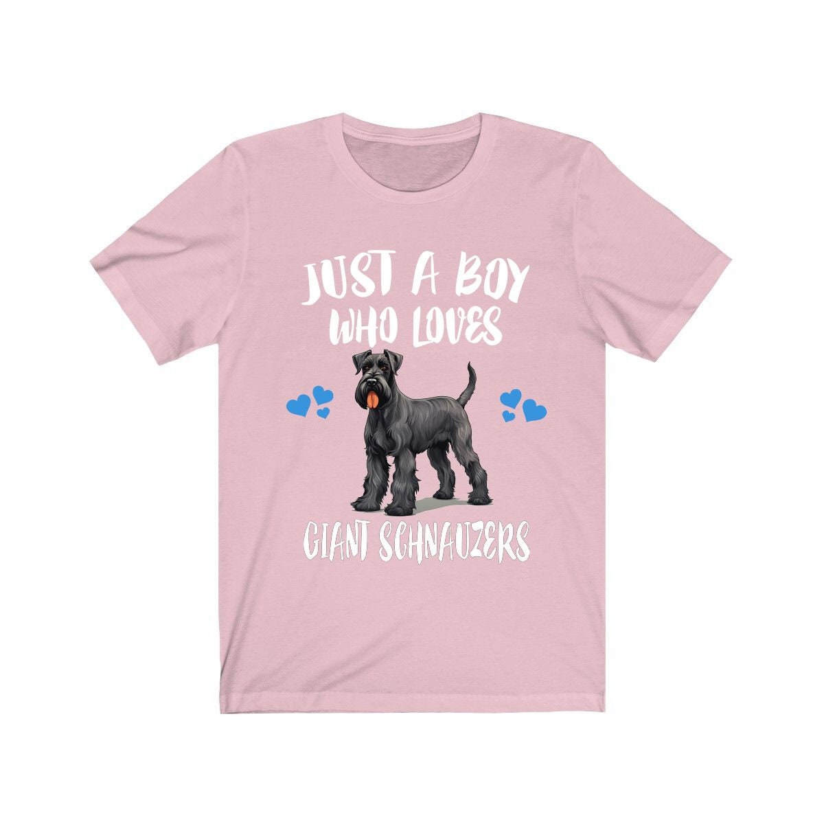 Just A Boy Who Loves Giant Schnauzers Dogs Shirt, Dog Lover Shirt, Giant Schnauzer Dog, Animal Toddler Infant Kids Gift T-Shirt Image 4