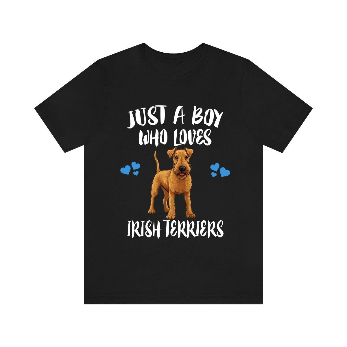 Just A Boy Who Loves Irish Terriers Dogs Shirt - Irish Terrier print design