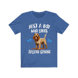 Just A Boy Who Loves Italiano Spinone Dogs Shirt, Dog Lover Shirt, Spinone Italiano Dog, Animal Toddler Infant Kids Gift T-Shirt Image 2