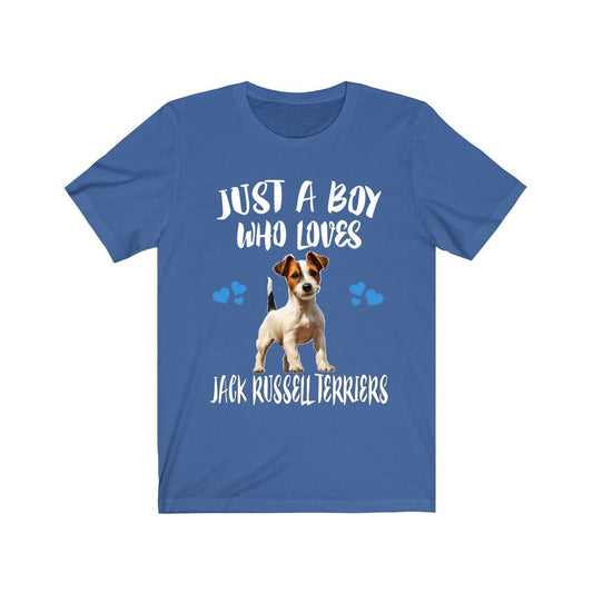 Just A Boy Who Loves Jack Russell Terriers Shirt - Jack Russell Terrier print design
