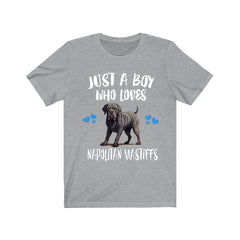 Just A Boy Who Loves Neapolitan Mastiffs Dogs Shirt - Neapolitan Mastiff print design