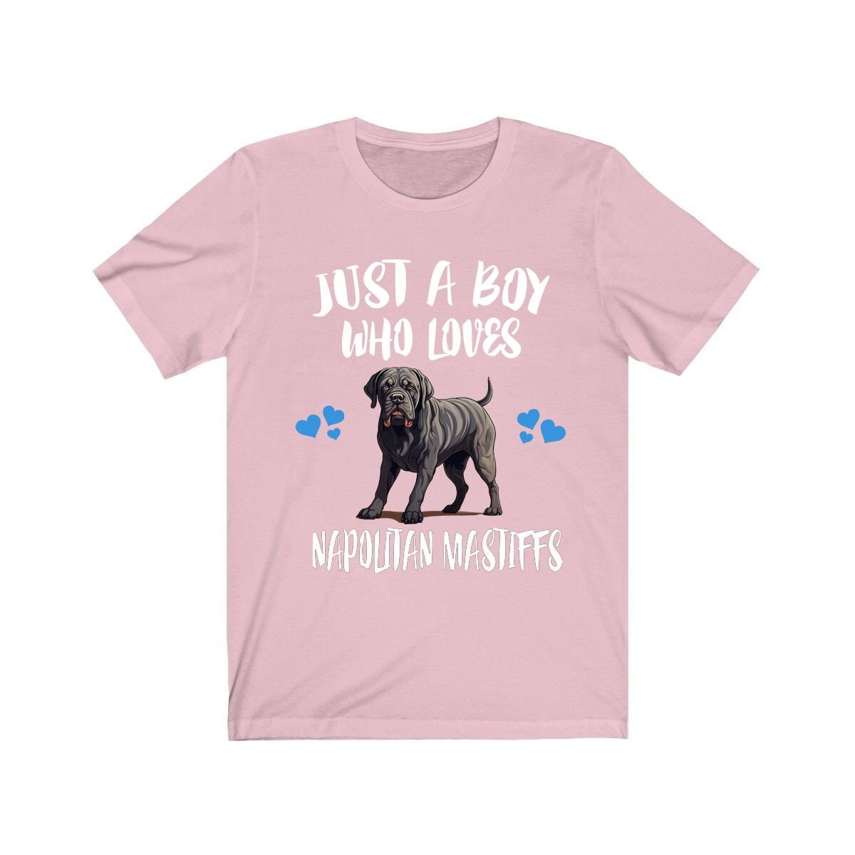Just A Boy Who Loves Napolitan Mastiffs Dogs Shirt, Dog Lover Shirt, Mastiff Dog, Animal Toddler Infant Kids Gift T-Shirt Image 4