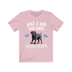 Just A Boy Who Loves Neapolitan Mastiffs Dogs Shirt - Neapolitan Mastiff print design