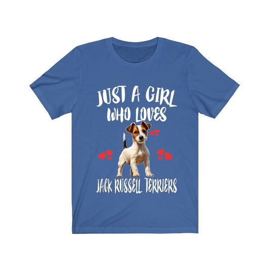 Just A Girl Who Loves Jack Russell Terriers Shirt - Jack Russell terrier print design