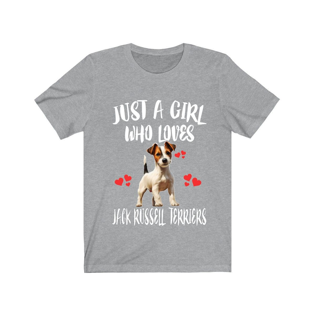 Just A Girl Who Loves Jack Russell Terriers Shirt, Dog Lover Shirt, Jack Russell Terrier Dog, Animal Toddler Infant Kids Gift T-Shirt Image 4