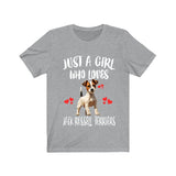 Just A Girl Who Loves Jack Russell Terriers Shirt, Dog Lover Shirt, Jack Russell Terrier Dog, Animal Toddler Infant Kids Gift T-Shirt Image 4