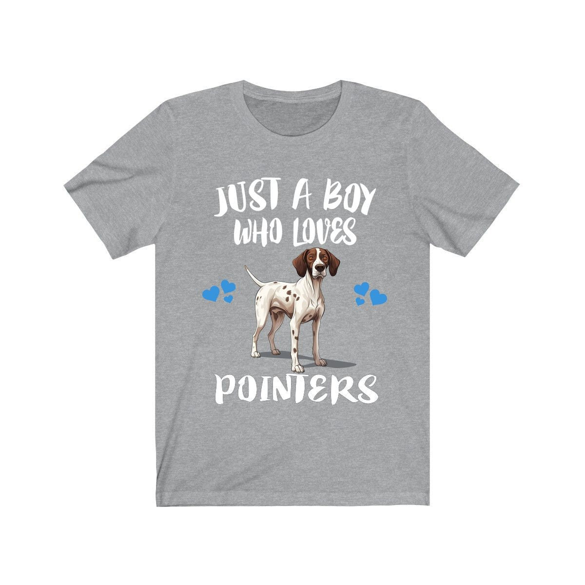 Just A Boy Who Loves Pointers Dogs Shirt, Dog Lover Shirt, Pointer Dog, Animal Toddler Infant Kids Gift T-Shirt Image 2
