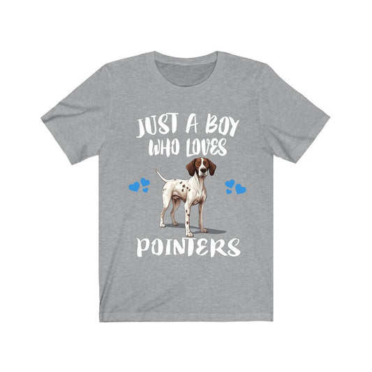 Just A Boy Who Loves Pointers Dogs Shirt - Pointer print design