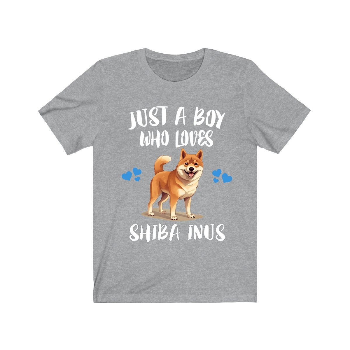 Just A Boy Who Loves Shiba Inus Dogs Shirt, Dog Lover Shirt, Shiba Inu Dog, Animal Toddler Infant Kids Gift T-Shirt Image 3