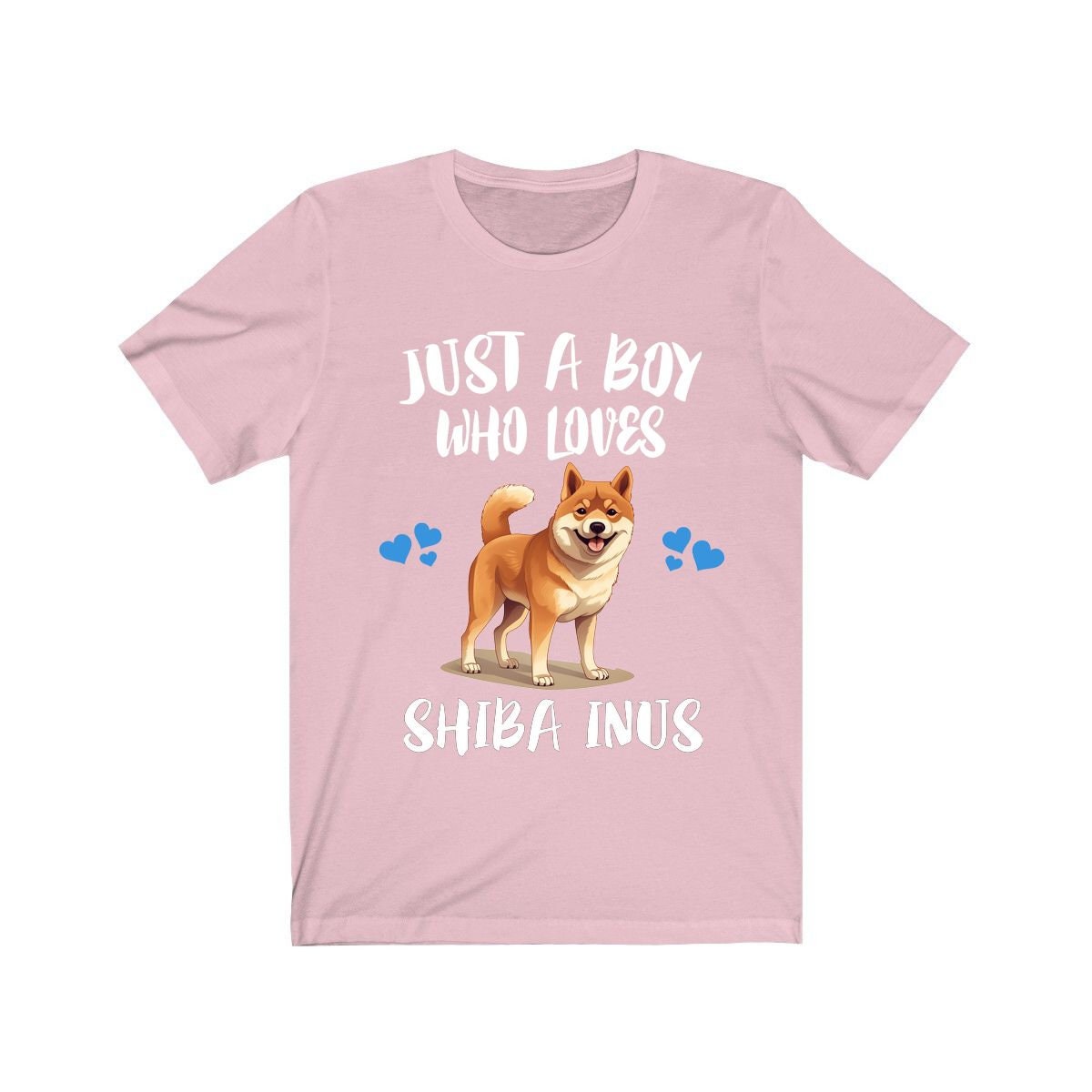 Just A Boy Who Loves Shiba Inus Dogs Shirt, Dog Lover Shirt, Shiba Inu Dog, Animal Toddler Infant Kids Gift T-Shirt Image 4