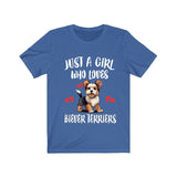 Just A Girl Who Loves Biever Terriers Shirt, Dog Lover Shirt, Biever Terrier Dog, Animal Toddler Infant Kids Gift T-Shirt Image 1