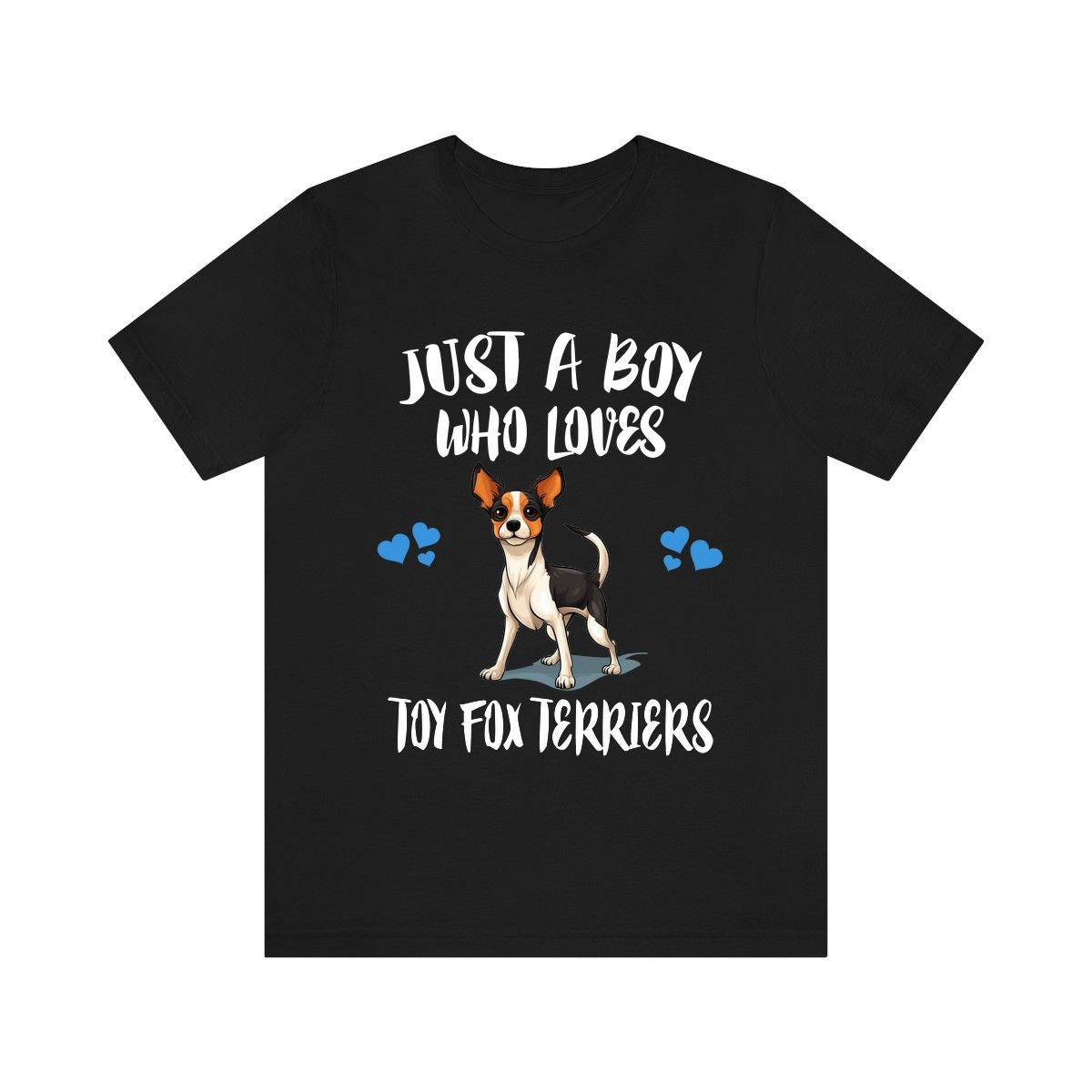 Just A Boy Who Loves Toy Fox Terriers Dogs Shirt - Toy Fox Terrier print design