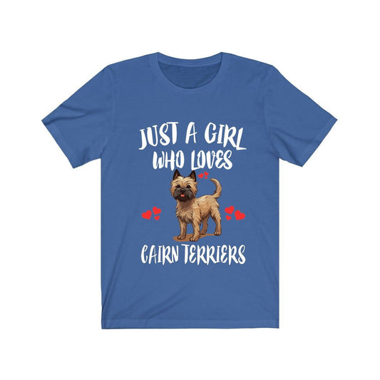 Just A Girl Who Loves Cairn Terriers Shirt - Cairn Terrier print design