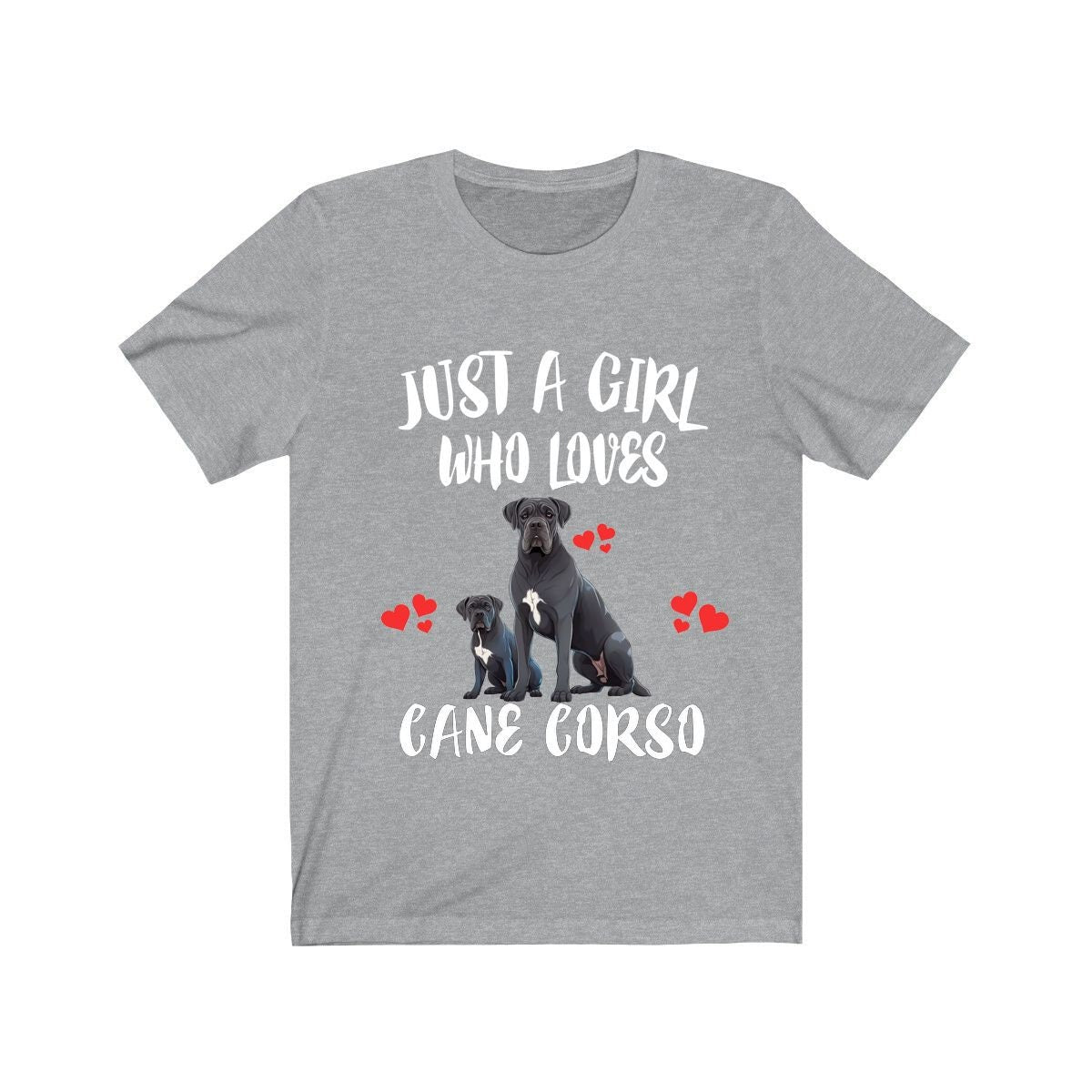 Just A Girl Who Loves Cane Corso Shirt, Dog Lover Shirt, Cane Corso Dog, Animal Toddler Infant Kids Gift T-Shirt Image 1