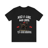 Just A Girl Who Loves Flat Coated Retrievers Shirt, Dog Lover Shirt, Flat Coated Retriever Dog, Animal Toddler Infant Kids Gift T-Shirt Image 4