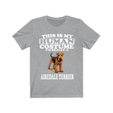 This Is My Human Costume I'm Really An Airedale Terrier Shirt, Dog Lover Shirt, Airedale Terrier Dog, Animal Toddler Infant Kids T-Shirt Image 3