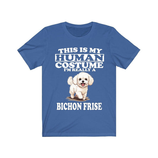 This Is My Human Costume I'm Really A Bichon Frise Shirt - Bichon Frise print design
