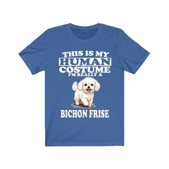 This Is My Human Costume I'm Really A Bichon Frise Shirt - Bichon Frise print design