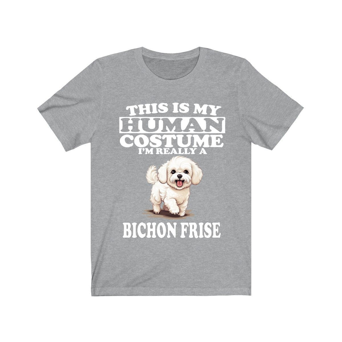 This Is My Human Costume I'm Really A Bichon Frise Shirt, Dog Lover Shirt, Bichon Frise Dog, Animal Toddler Infant Kids Gift T-Shirt Image 3