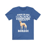 This Is My Human Costume I'm Really A Borzoi Dog Shirt, Dog Lover Shirt, Borzoi Dog, Animal Toddler Infant Kids Gift T-Shirt Image 3