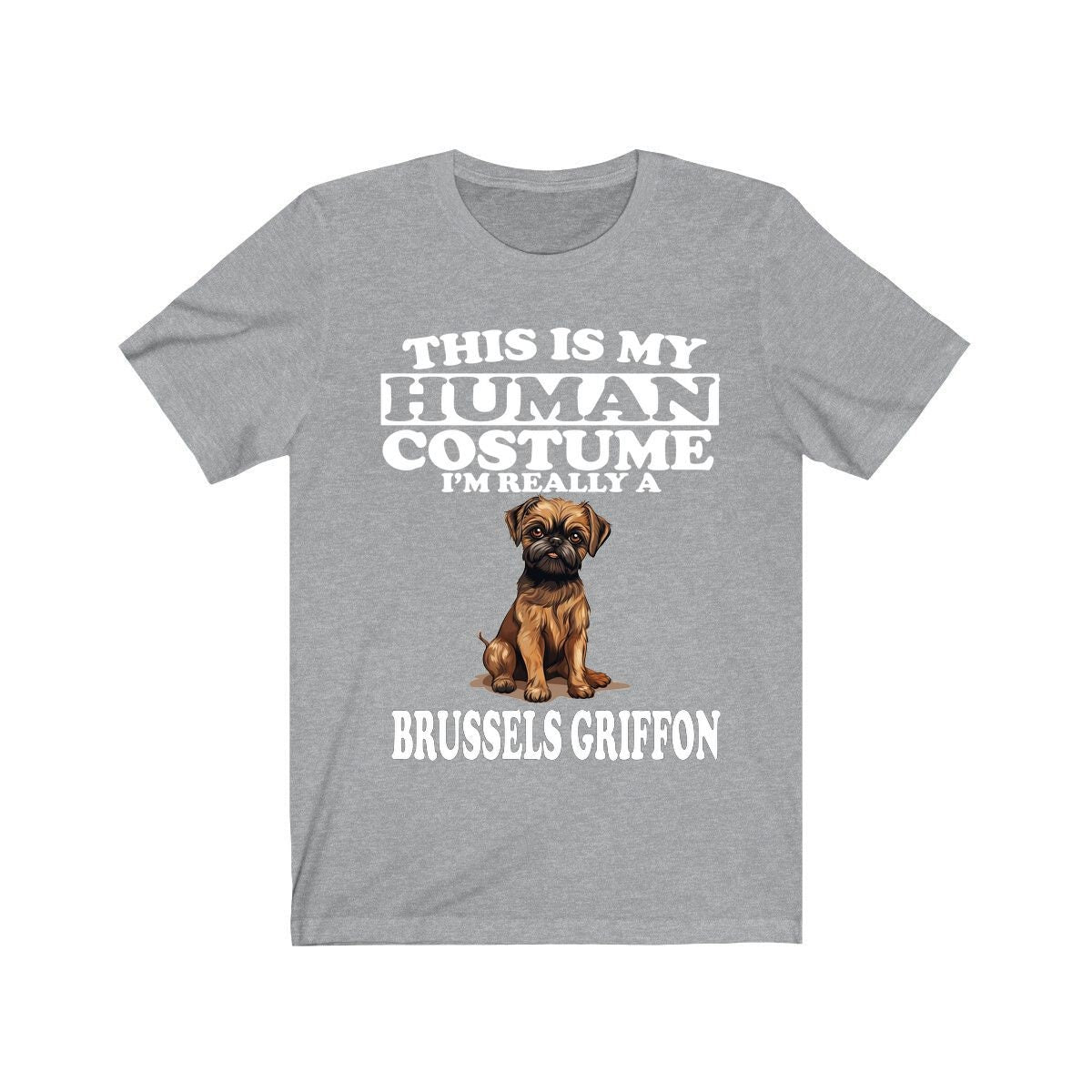 This Is My Human Costume I'm Really A Brussels Griffon Shirt, Dog Lover Shirt, Brussels Griffon Dog, Animal Toddler Infant Kids Gift T-Shirt Image 4