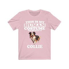 This Is My Human Costume I'm Really A Collie Shirt - Collie print design