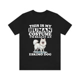 This Is My Human Costume I'm Really An Eskimo Dog Shirt, Dog Lover Shirt, Eskimo Dog, Animal Toddler Infant Kids Gift T-Shirt Image 1