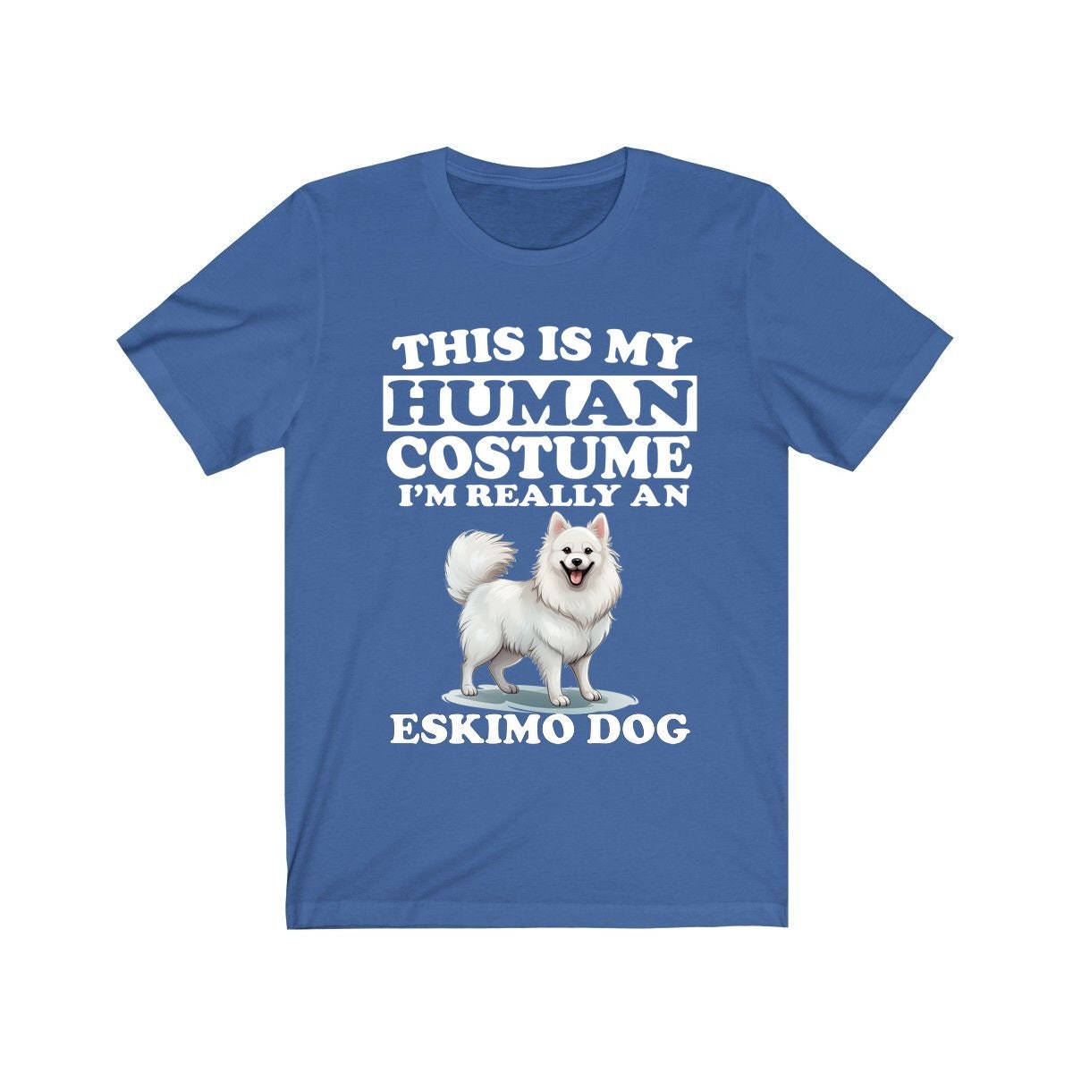 This Is My Human Costume I'm Really An Eskimo Dog Shirt, Dog Lover Shirt, Eskimo Dog, Animal Toddler Infant Kids Gift T-Shirt Image 4