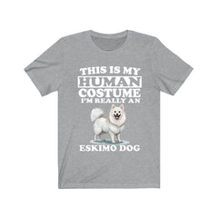 This Is My Human Costume I'm Really An Eskimo Dog Shirt - American Eskimo Dog print