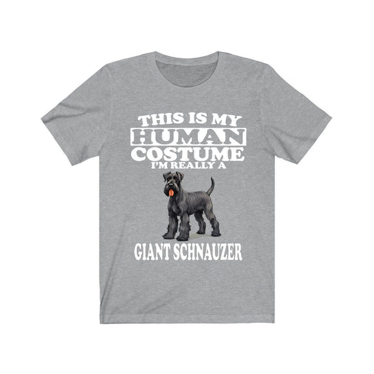 This Is My Human Costume I'm Really A Giant Schnauzer Shirt - Giant Schnauzer print