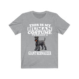 This Is My Human Costume I'm Really A Giant Schnauzer Dog Shirt, Dog Lover Shirt, Giant Schnauzer Dog, Animal Toddler Infant Kids T-Shirt Image 1