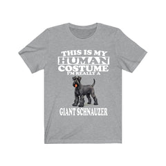 This Is My Human Costume I'm Really A Giant Schnauzer Shirt - Giant Schnauzer print