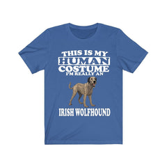 This Is My Human Costume I'm Really An Irish Wolfhound Shirt - Irish Wolfhound print design