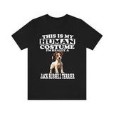 This Is My Human Costume I'm Really A Jack Russell Terrier Shirt, Dog Lover Shirt, Jack Russell Terrier Dog, Animal Toddler Kids T-Shirt Image 2
