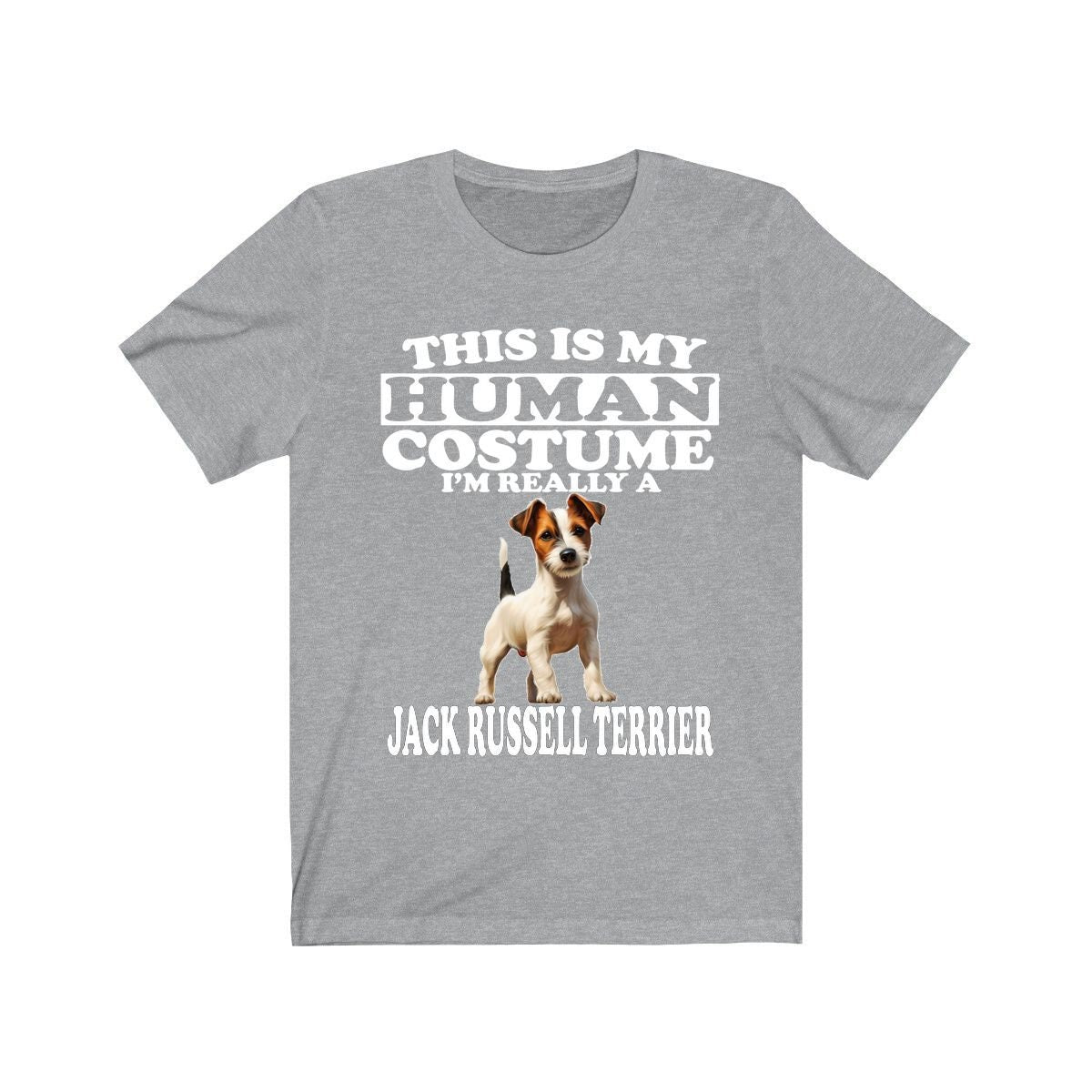 This Is My Human Costume I'm Really A Jack Russell Terrier Shirt, Dog Lover Shirt, Jack Russell Terrier Dog, Animal Toddler Kids T-Shirt Image 4