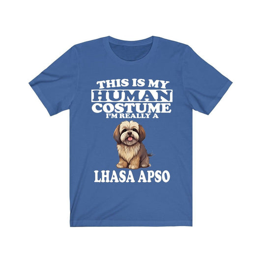 This Is My Human Costume I'm Really A Lhasa Apso Shirt - Lhasa Apso print design
