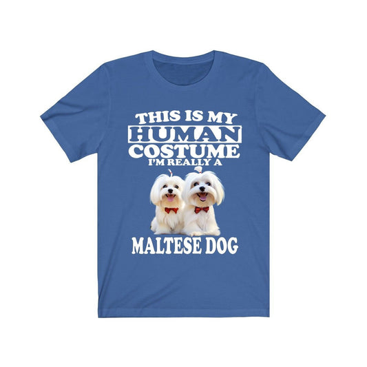 This Is My Human Costume I'm Really A Maltese Shirt - Maltese print design