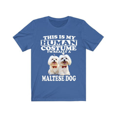 This Is My Human Costume I'm Really A Maltese Shirt - Maltese print design