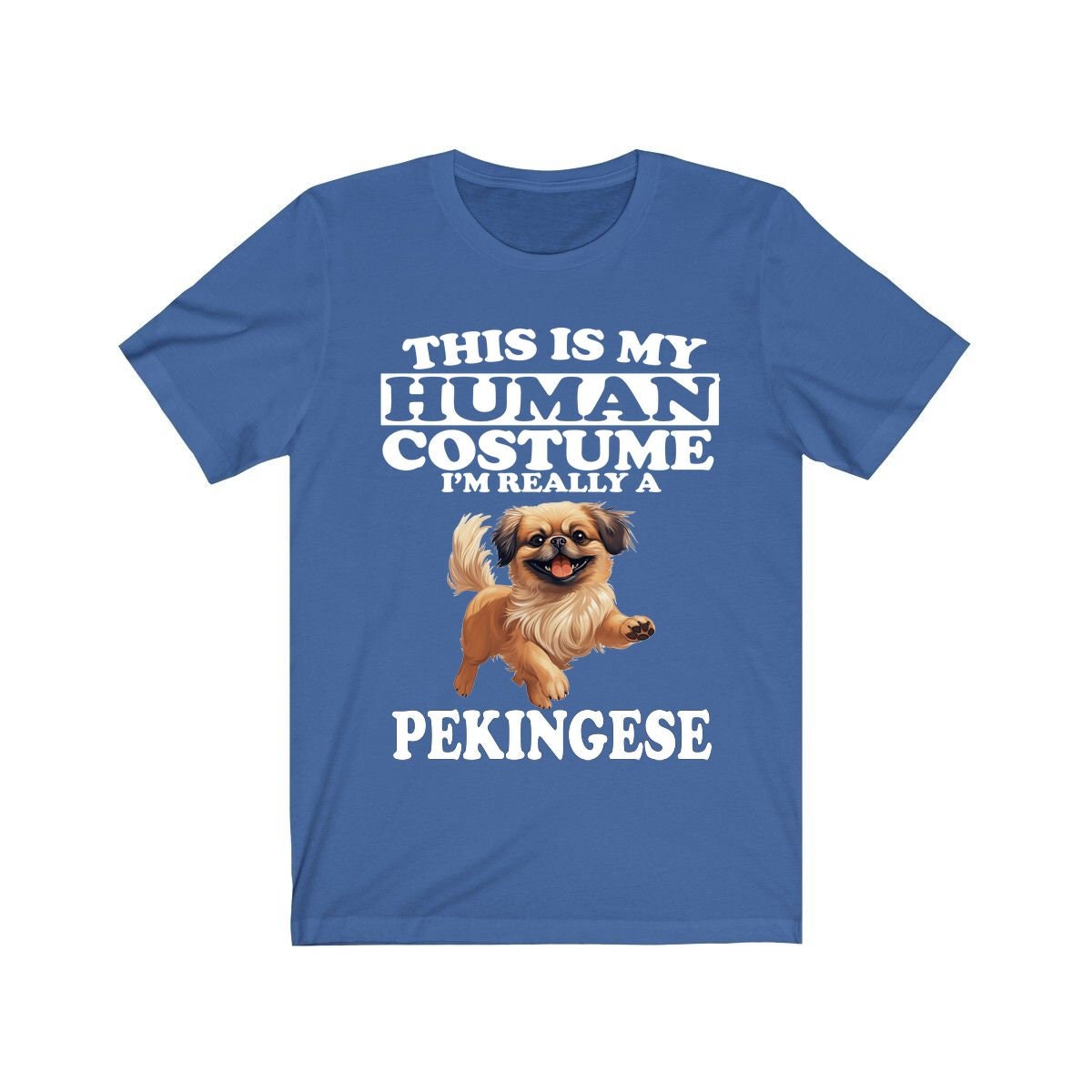 This Is My Human Costume I'm Really A Pekingese Dog Shirt, Dog Lover Shirt, Pekingese Dog, Animal Toddler Infant Kids Gift T-Shirt Image 4