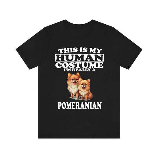 This Is My Human Costume I'm Really A Pomeranian Shirt - Pomeranian print design