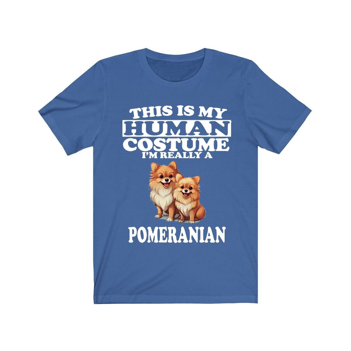 This Is My Human Costume I'm Really A Pomeranian Dogs Shirt, Dog Lover Shirt, Pomeranian Dog, Animal Toddler Infant Kids Gift T-Shirt Image 2