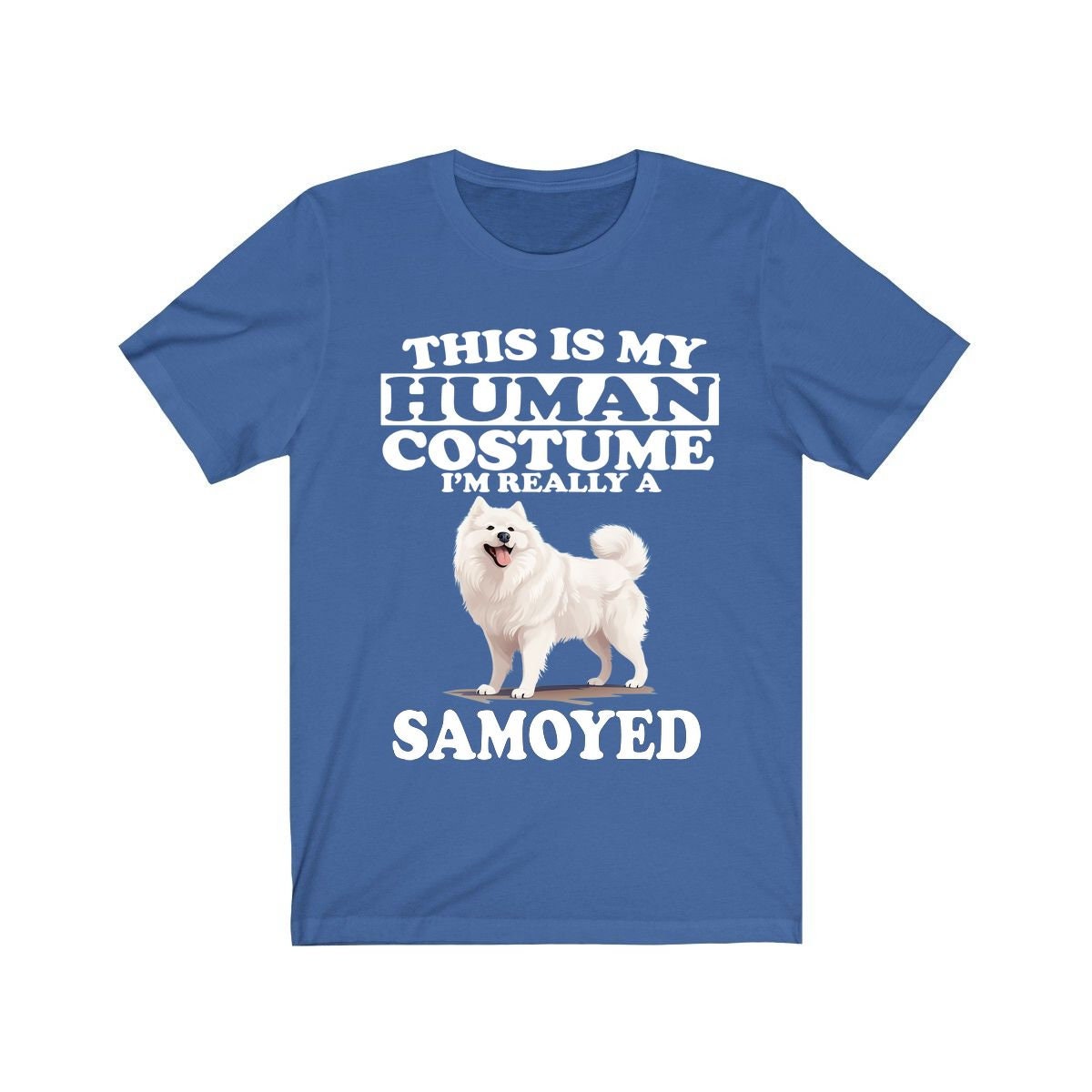 This Is My Human Costume I'm Really A Samoyed Dog Shirt, Dog Lover Shirt, Samoyed Dog, Animal Toddler Infant Kids Gift T-Shirt Image 2