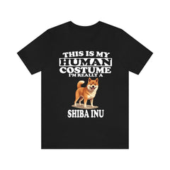 This Is My Human Costume I'm Really A Shiba Inu Shirt - Shiba Inu print design