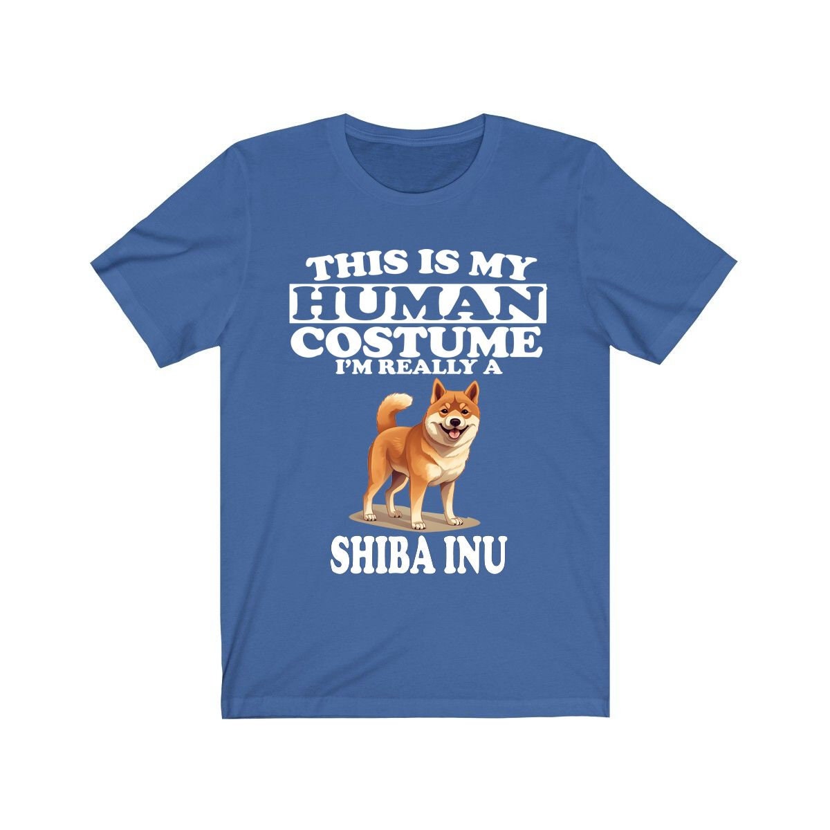 This Is My Human Costume I'm Really A Shiba Inu Dog Shirt, Dog Lover Shirt, Shiba Inu Dog, Animal Toddler Infant Kids Gift T-Shirt Image 1