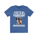 This Is My Human Costume I'm Really A Springer Spaniel Dog Shirt, Dog Lover Shirt, Springer Spaniel Dog, Animal Toddler Infant Kids T-Shirt Image 3