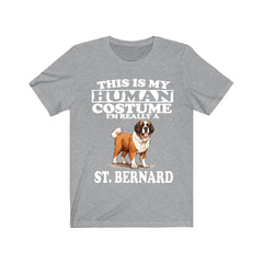 This Is My Human Costume I'm Really A St Bernard Shirt - St Bernard print design
