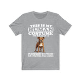 This Is My Human Costume I'm Really A Staffordshire Bull Terrier Dog Shirt, Dog Lover Shirt, Staffordshire Bull Terrier Dog, Animal T-Shirt Image 1